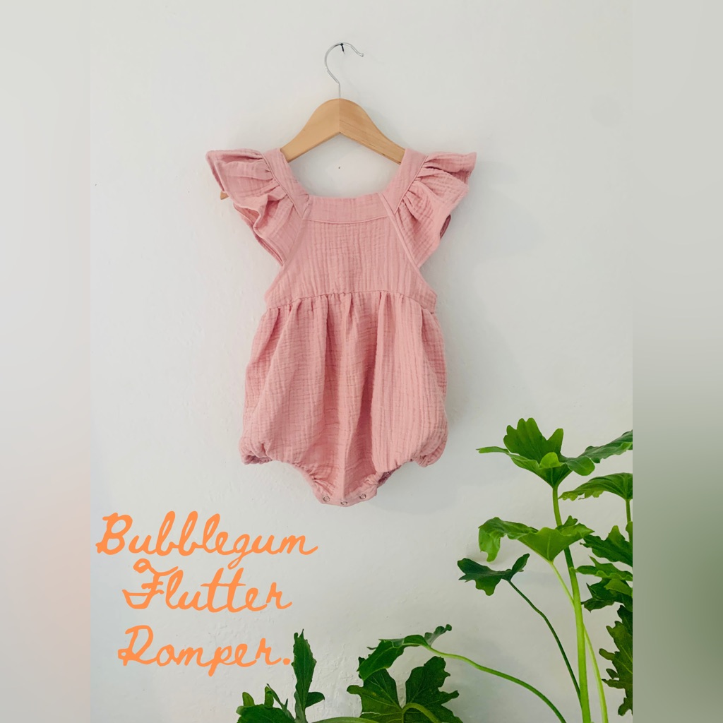 Bubblegum Flutter Romper